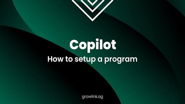 Copilot: How to setup a program
